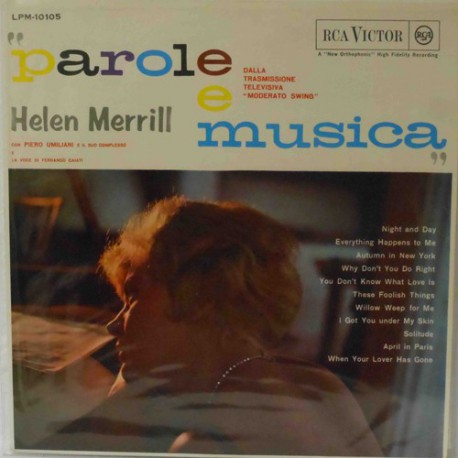 Parole e Musica W/ Piero Umiliani (Original 1st Pr