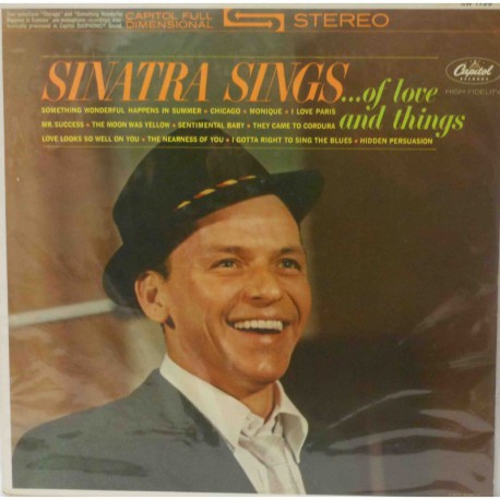Sinatra Sings of Love and Things! (US Pressing)