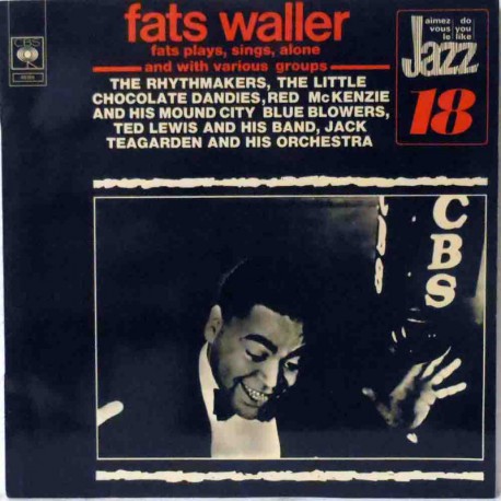 Fats Plays. Sings, Alone & W/ Groups (FR Mono Re)