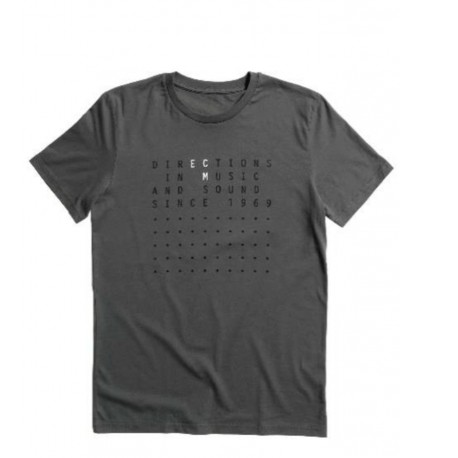 ECM T-Shirt "Directions…" anthracite grey (size L)