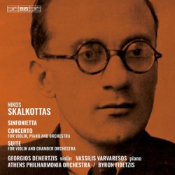 Skalkottas, Nikos - Sinfonietta, Concerto & Suite
