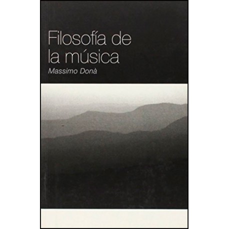 Filosofia De La Musica (Spanish)