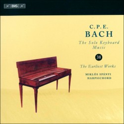C.P.E. Bach: Solo Keyboard Music Vol.38