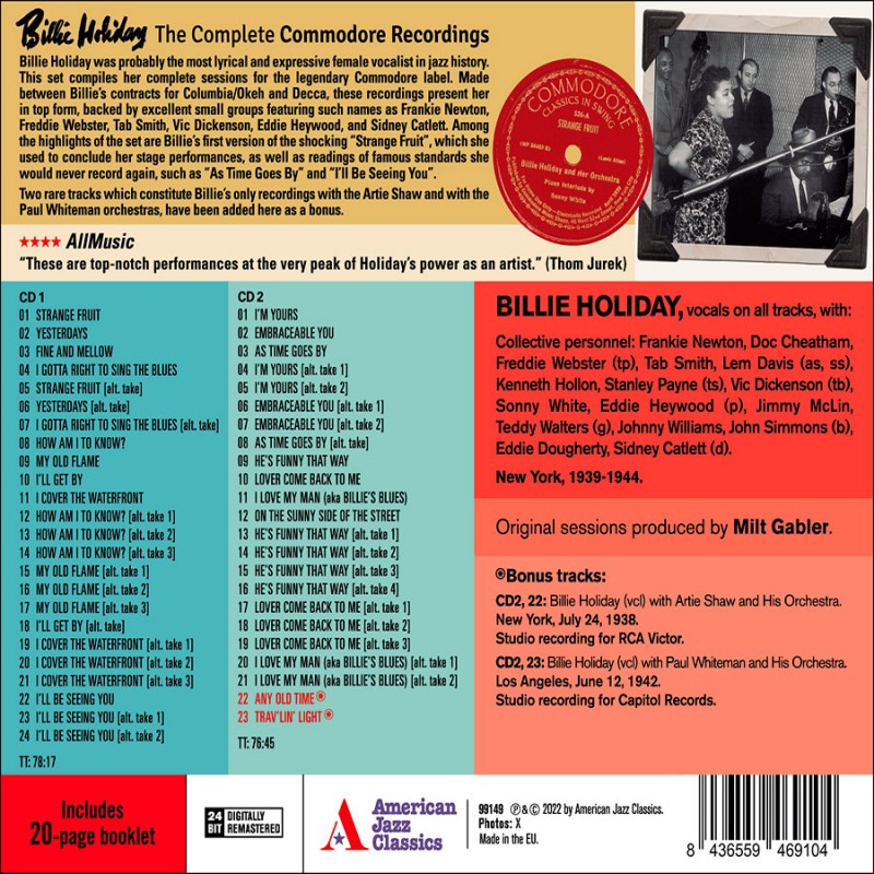 13799円 魅力的な価格 The Complete Commodore Jazz Recordings