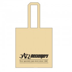 Jazz Messengers - Off White Tote Bag - Black Lettered
